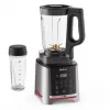 Batidora de vaso Tefal InfinyMix+ BL91HD31 alta velocidad 1600 W negra/acero inoxidable