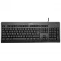 Teclado Wortmann AG TERRA 1500 – tamaño completo USB QWERTZ, distribución francesa, Negro, ratón incluido