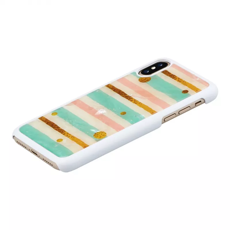 iKins Pop Mint funda para iPhone XS/X, blanca