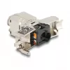 Acoplador de cable de red DeLOCK 88198 LSA a LSA Cat.6A STP 31,6 mm acero inoxidable
