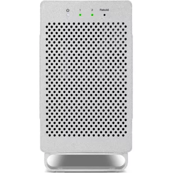 OWC Mercury Elite Pro Dual blanco – caja externa para 2 discos SATA de 3,5 pulgadas, RAID 0/1/SPAN, USB Type-B