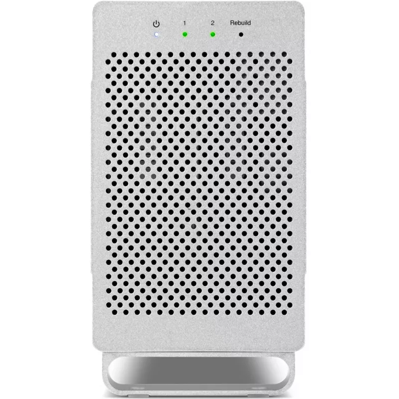 OWC Mercury Elite Pro Dual blanco – caja externa para 2 discos SATA de 3,5 pulgadas, RAID 0/1/SPAN, USB Type-B