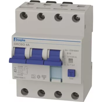 DOEPKE DRCBO 4 B16/0,03/3N- combinación FI/LS / RCBO (9945104)