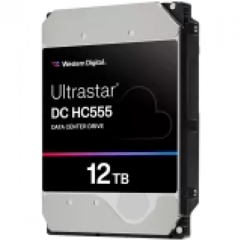 HDD Servidor WD Ultrastar DC HC555 12TB 512e SE, 3.5, 512MB, 7200 RPM, SATA, NP3, SKU: 0B48720