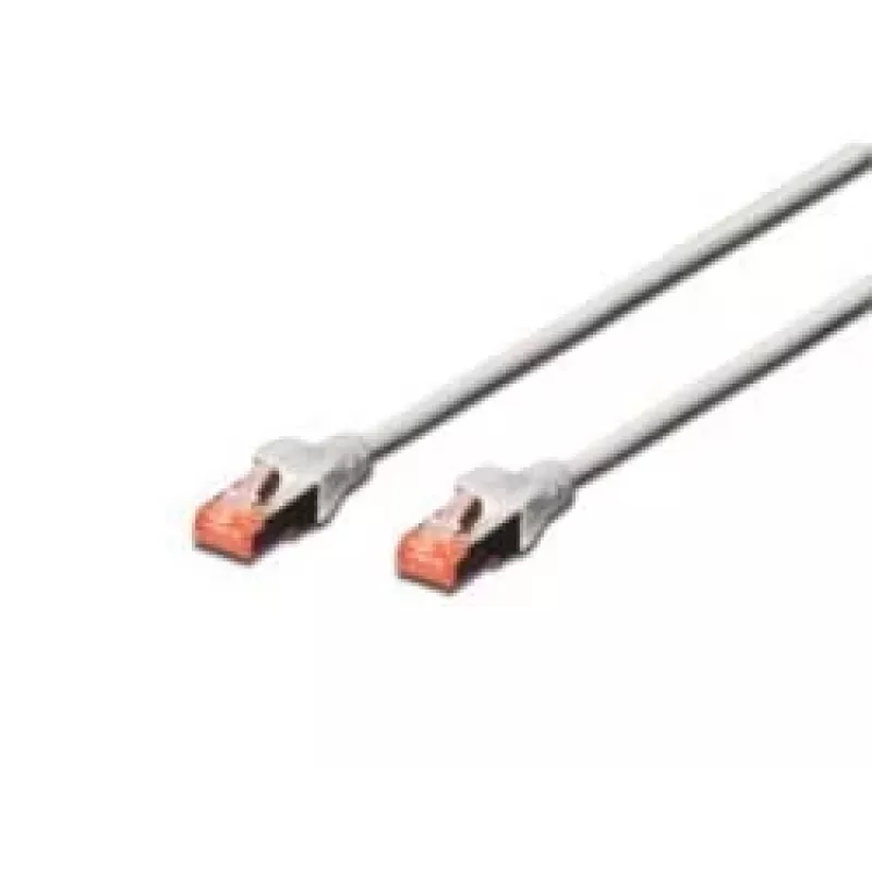 DIGITUS cable de conexión CAT6 S/FTP, 15 m, gris, pack de 5