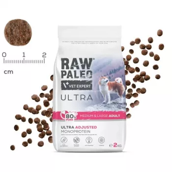 RAW PALEO Ultra Pork Medium & Large Adult - comida seca para perros - 10 kg