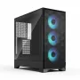 Caja de PC semitorre Fractal Design Pop 2 Air negra sólida — compatible con ATX, 3 ventiladores frontales de 120 mm, bahías de 2,5/3,5 inch, 215×481×462 mm