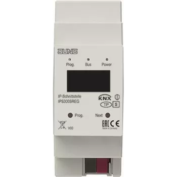 Interfaz IP KNX Jung IPS300SREG — Pasarela KNX/IP para automatización de edificios