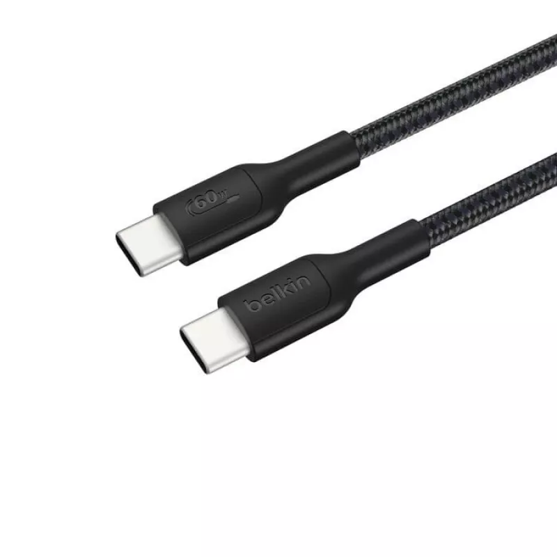 Cable gaming Belkin USB-C/USB-C 2 m trenzado Switch 2 ENA008hq2MBK (ENA008HQ2MBK)