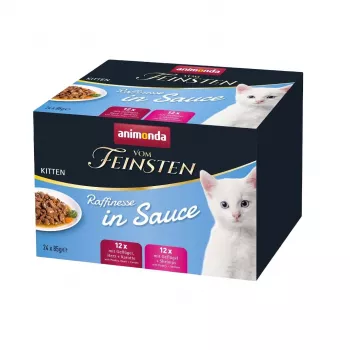 animonda Vom Feinsten Kitten Raffinesse en salsa comida húmeda para gatos 24x85 g