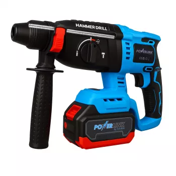 Extralink Powerlink PWL-6608 Martillo perforador a batería, 26 mm, 20 V, 2x4 Ah