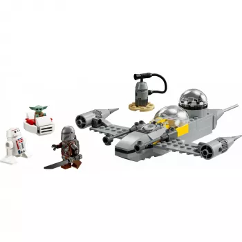 LEGO Star Wars Set 75410 Modelo N-1 Starfighter con 92 piezas, minifiguras Mando y Grogu