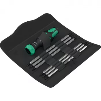 Destornillador multibit Wera Kraftform Kompakt Vario RA 7 piezas 220 mm