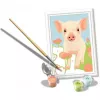 CreArt - cerdito mascota adorable, pintura