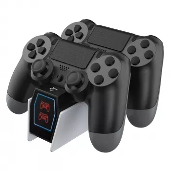 Estación de carga White Shark PS4-0417 doble para mando PS4
