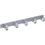 Rittal DK 7159.035 Panel de gestión de cables 19 pulgadas, 1 U, 5 anillas guía de cables, RAL 7035