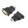 Adaptador de cable Microconnect HDM1924F DVI-D HDMI negro