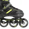 Patines en línea 2IN1 Nils Extreme NH18191 negro/lima talla L (39-43) con patines de hockey intercambiables