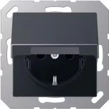 Jung toma de corriente SCHUKO antracita mate A 1520 BFKIKL ANM (A1520BFKIKLANM)