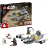 LEGO Star Wars Set 75410 Modelo N-1 Starfighter con 92 piezas, minifiguras Mando y Grogu