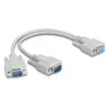Cable serie DeLOCK 67160 beige 0,3 m DB-9