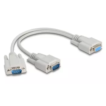 Cable serie DeLOCK 67160 beige 0,3 m DB-9