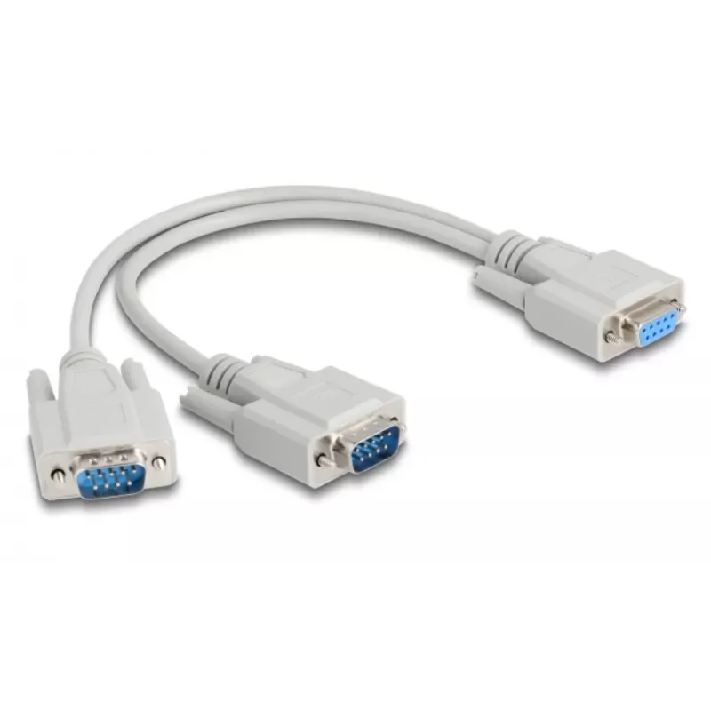 Cable serie DeLOCK 67160 beige 0,3 m DB-9