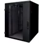 Triton - Rack de red 19 18HE, Triton - RMA-18-A68-BAX-A1, 600x800, puerta de cristal, negro