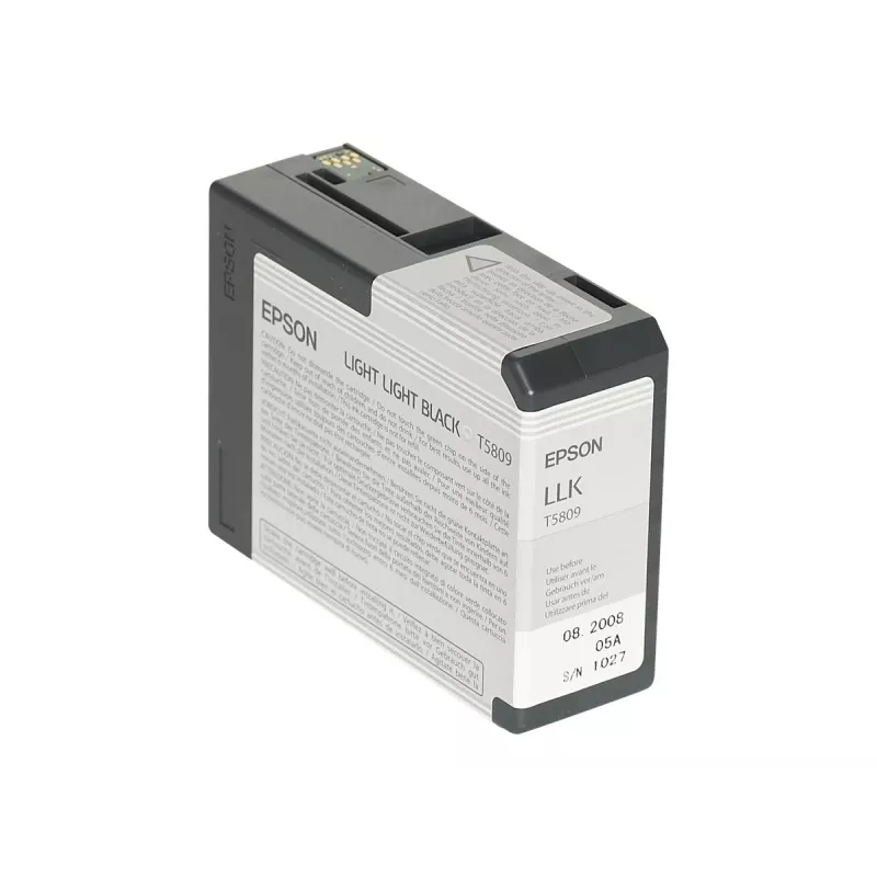 Epson Singlepack Light Light Black T580900, negro claro claro, tinta pigmentada, 80 ml, 1 unidad