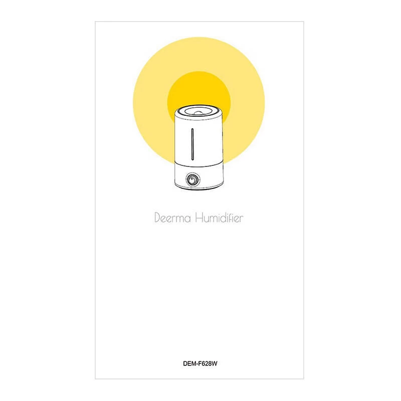 Humidificador Deerma F628W ultrasónico 5 L blanco 25 W