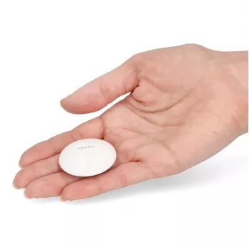 Sensor de temperatura Fibaro FGBRS-001 independiente inalámbrico — interior, 2400 MHz, CR2032, precisión ±0,5 °C