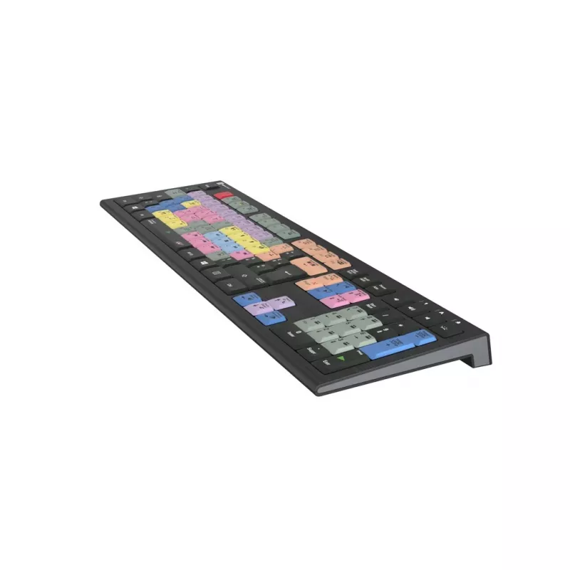 Teclado Logickeyboard LKB-EDIUS-A2PC-FR universal USB AZERTY francés Negro