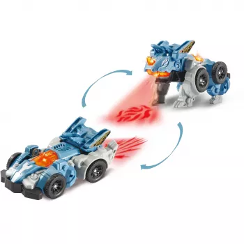 Switch & Go Dinos - Fire-Mini-Triceratops, figura de juego