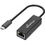 Adaptador USB Type-C a RJ45 Ethernet MediaRange MRCS237, Gigabit 10/100/1000 Mbps, 20 cm, negro
