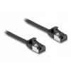 Cable de red DeLOCK cable RJ45 conector macho a conector macho Cat.8.1 0,25 m negro
