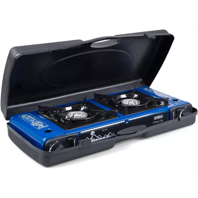 Hornillo de gas de camping PROMIS de 2 fuegos