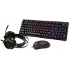 Set gaming Yenkee YGS 03 ECLIPSE 3 en 1 (teclado, ratón, auriculares con micrófono)