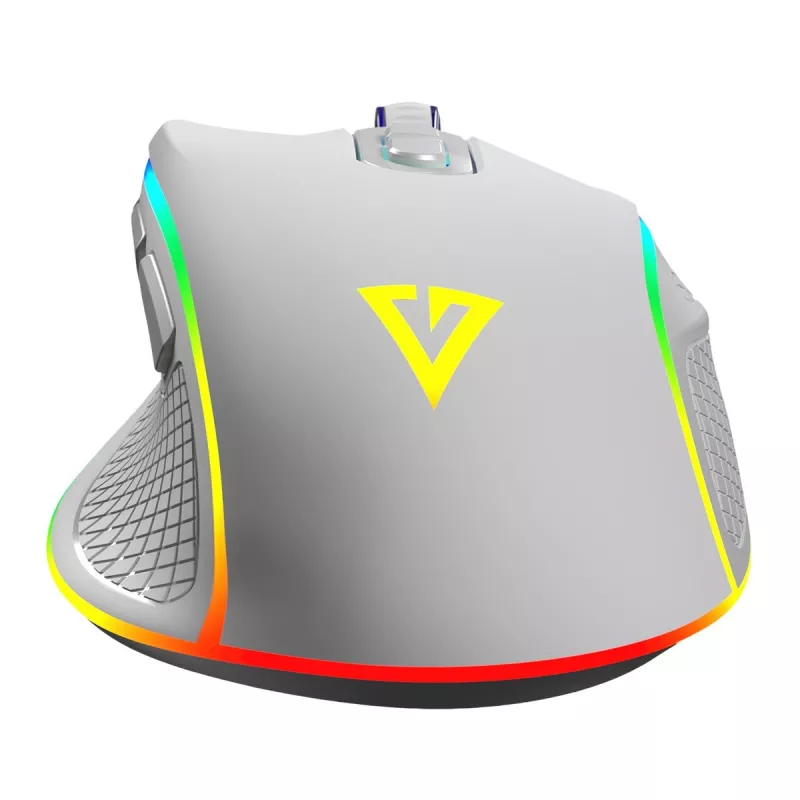 Ratón óptico con cable MODECOM Volcano Veles (blanco) — modelo M-MC-VELES-200