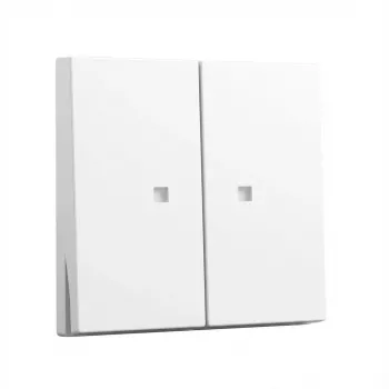 Tecla para interruptor GIRA 363103 para bastidor de 2 elementos System 55, blanco puro