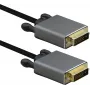 Cable DVI helos cable de conexión DVI conector macho a macho PREMIUM 4K 5,0 m negro