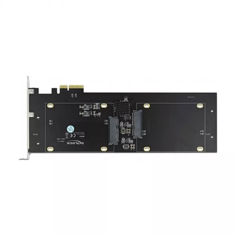 Tarjeta PCI Express x2 DeLOCK 90433 para 4 x SATA HDD SSD RAID