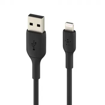 Belkin Cable PVC USB-A a Lightning 3m negro