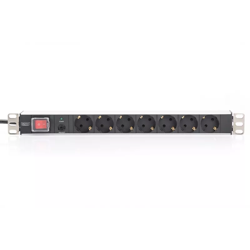 Regleta de enchufes Digitus DN-95403 con protección contra sobrecargas