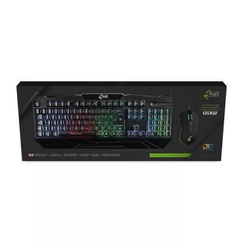 Set gaming MediaRange MRGS102-UK — teclado de 104 teclas y ratón gaming de 6 botones