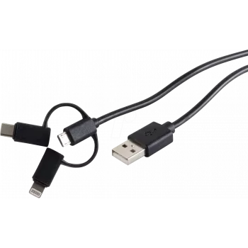 Cable USB shiverpeaks BS14-15035 2 m 2.0 USB-A Micro-USB B negro (BS14-15035)