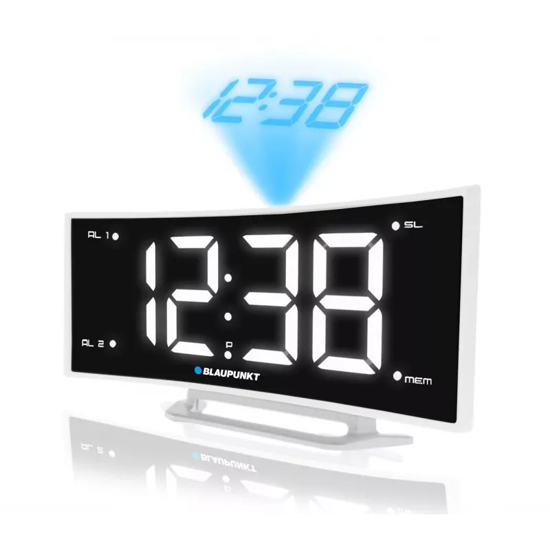 Blaupunkt CRP7WH reloj radio blanco y negro (CRP7WH)