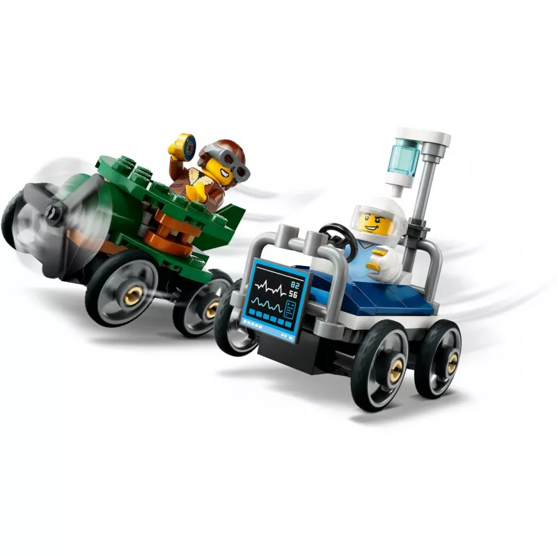 LEGO CITY 60459 Avión contra cama de hospital