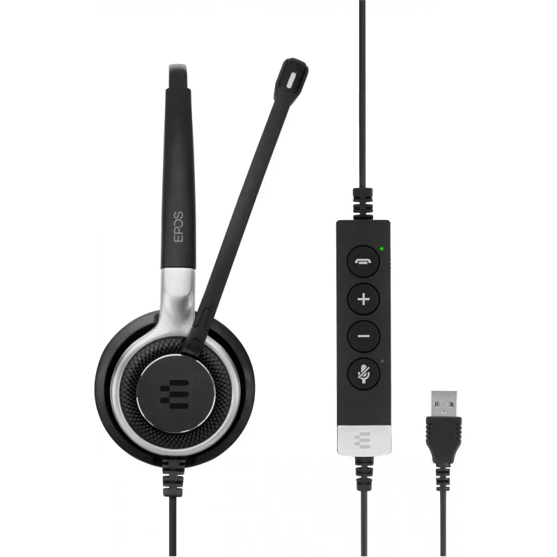 Auricular EPOS IMPACT SC 660 USB ML con cable diadema telefonía/música USB Type-A negro, plata