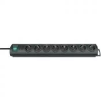 Regleta de enchufes brennenstuhl Primera-Line, 8 tomas, negra (1153300128)