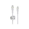 Belkin BOOST CHARGE - Cable Lightning - USB-C macho de 24 pines a Lightning macho - 2 m - blanco - para Apple iPad/iPhone/iPod (Lightning)